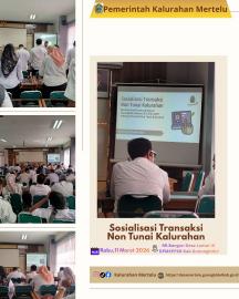 Kaur Danarta Kalurahan Hadiri Sosialisasi Penerapan Transaksi Non Tunai